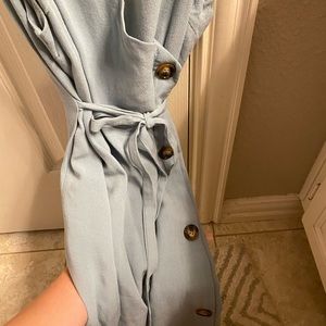 American threads blue romper